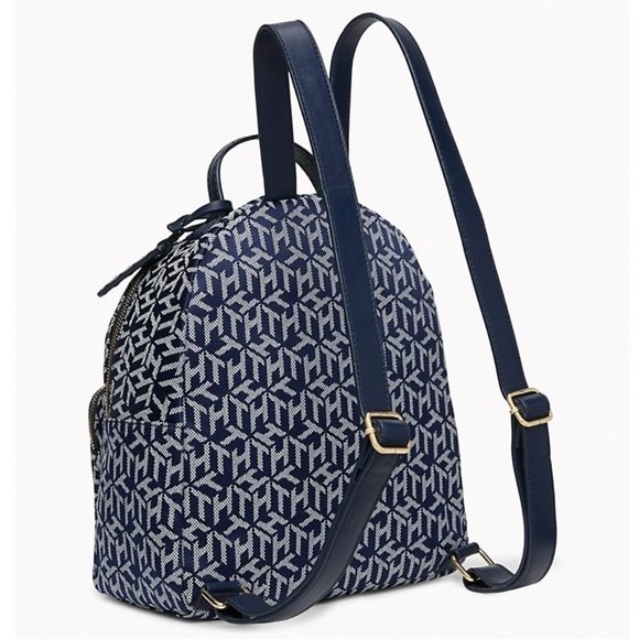 Tommy Hilfiger Julia Logo Jacquard Dome Backpack - Picture 2 of 3